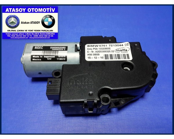 BMW E84 X1 SUNROOF MOTORU BMW 67617213044 - 67617316396 - 54102993883 - 54107293444 - 6761721304402 - 6761 7213044 BMW 7213044 BMW 7316396 BMW 2993883 BMW 7293444 A2C5336632602 NDEC O000002080 - 10006329C - A2C53366326